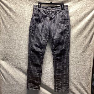 Poleci size 28 pin stripes blue jeans